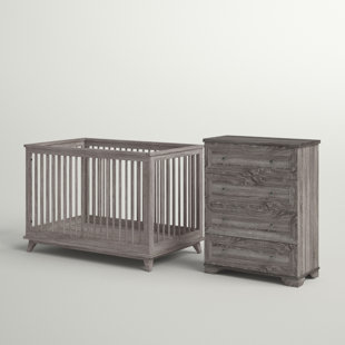 THREE POSTS™ BABY & KIDS Essex Convertible 2 -Piece Nursery Furniture Set