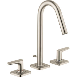 AXOR Citterio M Widespread 2-handle Bathroom Faucet with Drain Assembly