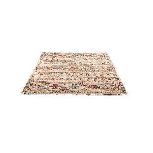 THEKO Rectangular Oriental Machine Woven Area Rug