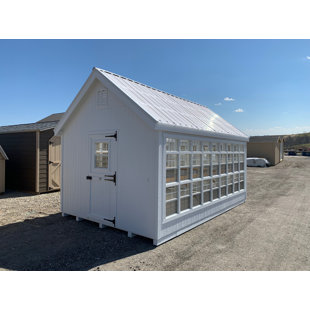 LITTLE COTTAGE COMPANY 10 Ft. W x 16 Ft. D Colonial Gable Greenhouse
