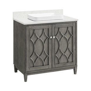 KATHY IRELAND HOME BY GREENTOUCH Southport 36" x 22" Single Bathroom Vanity