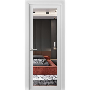 SARTODOORS Lucia Mirrored Glass French White Door