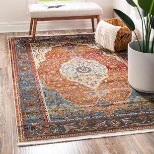 LANGLEY STREET® Folmar Oriental Rust Red Area Rug