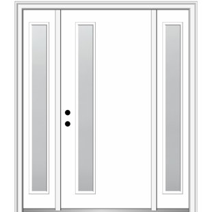 MMI DOOR 81.75'' Glass Fiberglass Front Entry Doors