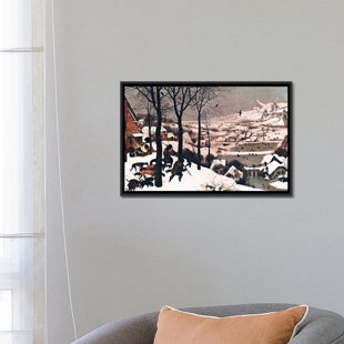 ICANVAS 'Hunters in The Snow' by Pieter Bruegel Painting Print on Canvas