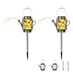 KAHOO 45LED Outdoor Solar Pathway Lights (Set of 2)