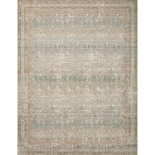 Angela Rose x Loloi Aubrey Jade / Natural Area Rug
