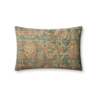 Angela Rose X Loloi Clay Teal / Terracotta Pillow