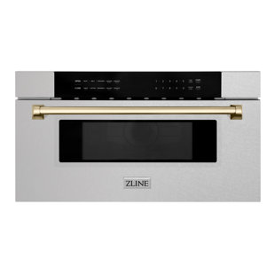 ZLINE Autograph Edition 30" 1.2 cu. ft. Built-In Microwave Drawer in Fingerprint Resistant Stainless Steel