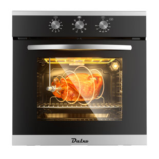 Dalxo 24" 2.6 Cubic Feet Electric Convection Knob wall Oven