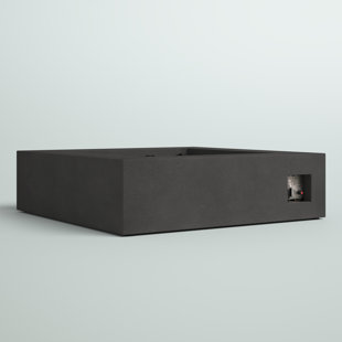 GREYLEIGH™ Ashling 42" Square Concrete Propane Fire Pit Table by Jensen Co.