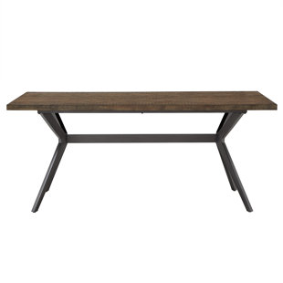 MERCURY ROW® Etna Metal Base Dining Table