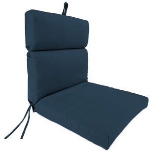 SOL 72 OUTDOOR™ Sunbrella 22" x 44" Outdoor Chair Cushion with Ties and Loop