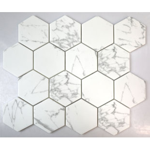 LUXETREND Cynhex 3" Hexagon Mosaic Sheet