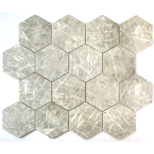 LUXETREND Cynhex 3" Hexagon Mosaic Sheet