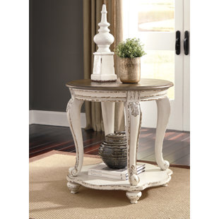 SIGNATURE DESIGN BY ASHLEY Realyn End Table Set with Storage (Set of 2)