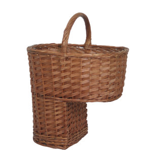 HIGHLAND DUNES Wicker Stair Basket