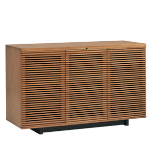 TVLIFTCABINET, INC Linear Solid Wood TV Stand for TVs up to 65"