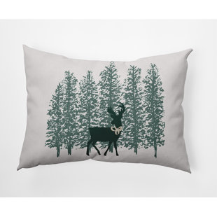 E BY DESIGN Holiday Essence Polyester Indoor/Outdoor Throw Pillow