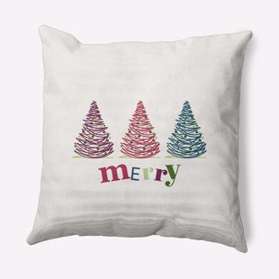 E BY DESIGN Jump For Joy Polyester Indoor/Outdoor Throw Pillow