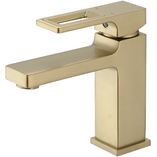 VIBRANTBATH Single-Hole Single-handle Bathroom Faucet with Drain Assembly