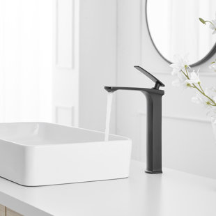 VIBRANTBATH Vessel Sink Faucet Single-handle Bathroom Faucet with Drain Assembly