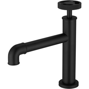 VIBRANTBATH Single Hole Bathroom Faucet with No Drain Assembly Less Handles