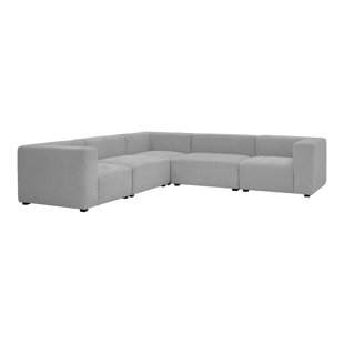 MOE'S HOME COLLECTION 5 - Piece Upholstered Sectional