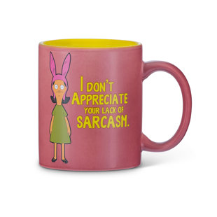 SURREAL ENTERTAINMENT Bob''s Burgers Louise Belcher Sarcasm 12Oz Coffee Mug