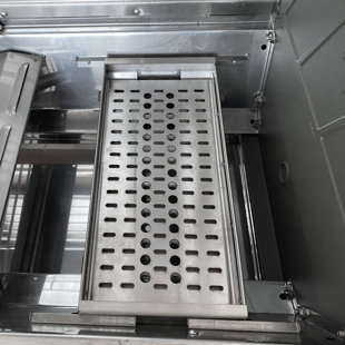 Prokan 6.83'' W x 14.7'' D Stainless Steel Charcoal Tray