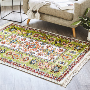 BLOOMSBURY MARKET Teppich Anastasie Aban in Grün