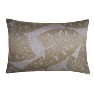 SALLIEDUNCANDESIGNS Metallic Dune Sunbrella Indoor/Outdoor Lumbar