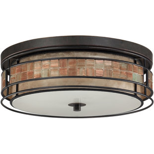 MILLWOOD PINES 2-Light Flush Mount