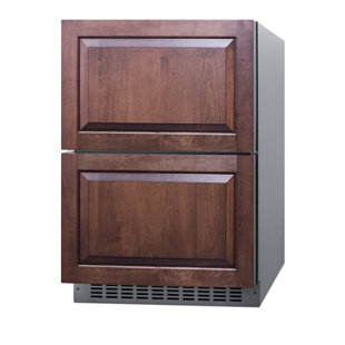 SUMMIT APPLIANCE 24" Wide 2-Drawer Refrigerator-Freezer, ADA Compliant (Panels Not Included)