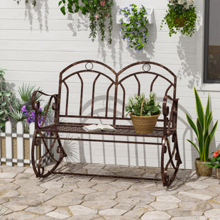 LILY MANOR Iron Bench