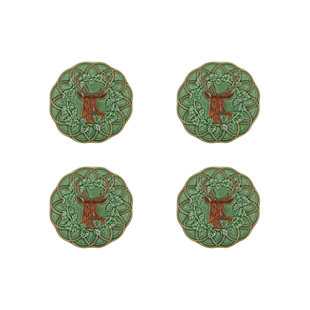 BORDALLO PINHEIRO Woods 5.98'' Bread And Butter Plate (Set of 4)