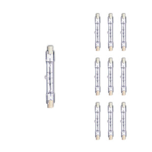 BULBRITE INDUSTRIES J-Type T3 Halogen Dimmable Light Bulb 2900 RSC Base (Set of 10)