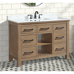 ARI KITCHEN & BATH Lauren 48'' Single Bathroom Vanity with Top