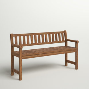 BEACHCREST HOME™ Zanna Acacia Outdoor Bench