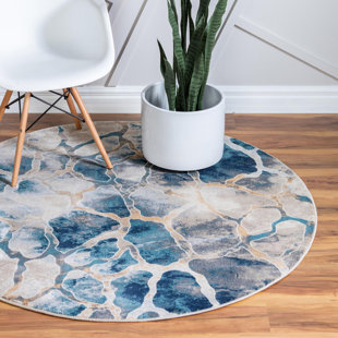 17 STORIES Brantlie Performance Blue/Gray/Beige/Tan Rug