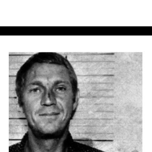 VENICE BEACH COLLECTIONS Steve Mcqueen 1972 Mugshot - 14x18 Framed Print