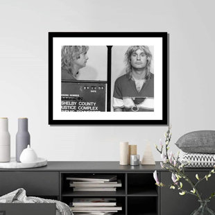 VENICE BEACH COLLECTIONS " Ozzy Osbourne 1984 Mugshot Photos " Painting Print