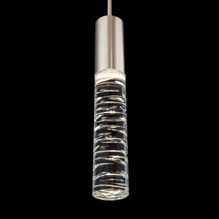 SCHONBEK BEYOND Cru 1 - Light Polished Nickel LED Single Pendant