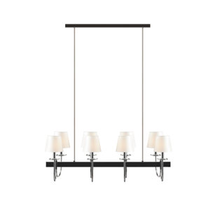 HAMPTON HILL Fairmount 8-Light Traditional Chandelier with Drum Shades
