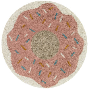BALTA RUGS Donut Shag Kids Novelty Area Rug