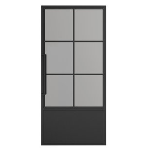 CALHOME 36'' x 84'' Hollow Glass Prehung Door