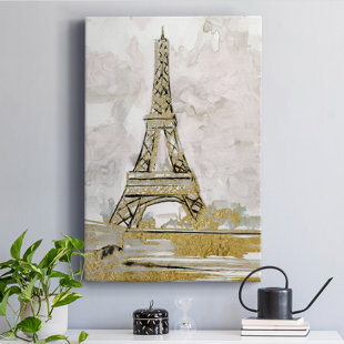 OPHELIA & CO. " Eiffel Tower Glitz " Painting Print