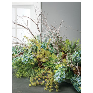 STEELSIDE™ Abydos 10'' Faux Pine Plant
