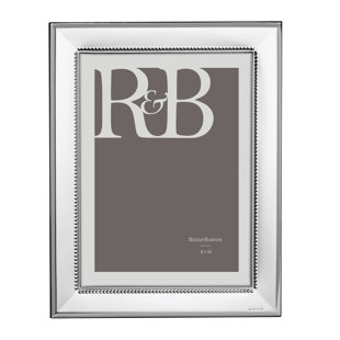 REED & BARTON R&B Silverplate Gifts Mia 8" X 10" Frame