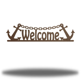 RIVERSIDE DESIGNS LLC Steel Nautical & Beach Wall Decor